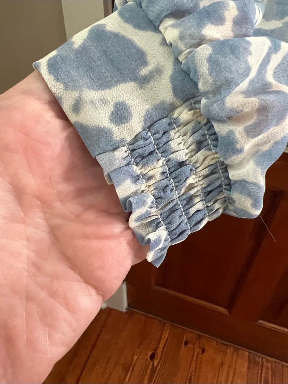 CAbi Pounce Animal print Sheer Pullover Blouse - Picture 5 of 5